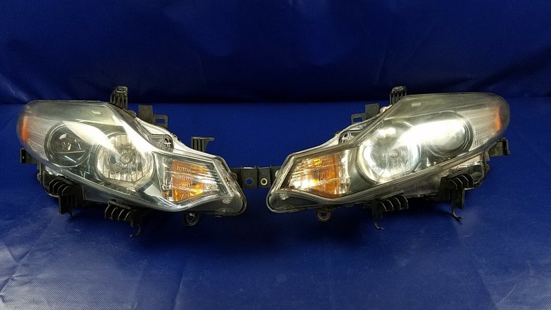09 - 10 NISSAN MURANO LEFT & RIGHT HALOGEN HEADLIGHT HEADLAMP PAIR # IG14-HDS485