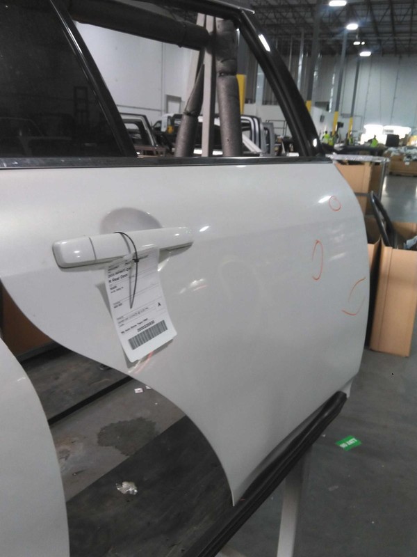 2015 INFINITI Q40 Right Rear Door White 353623 Used with Scuffs & Chips