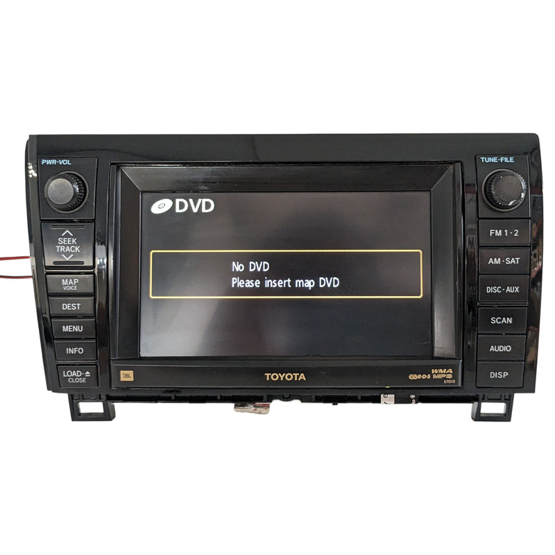 2007-2009 TOYOTA SEQUOIA TUNDRA JBL NAVIGATION GPS RADIO MP3 CD PLAYER DISPLAY
