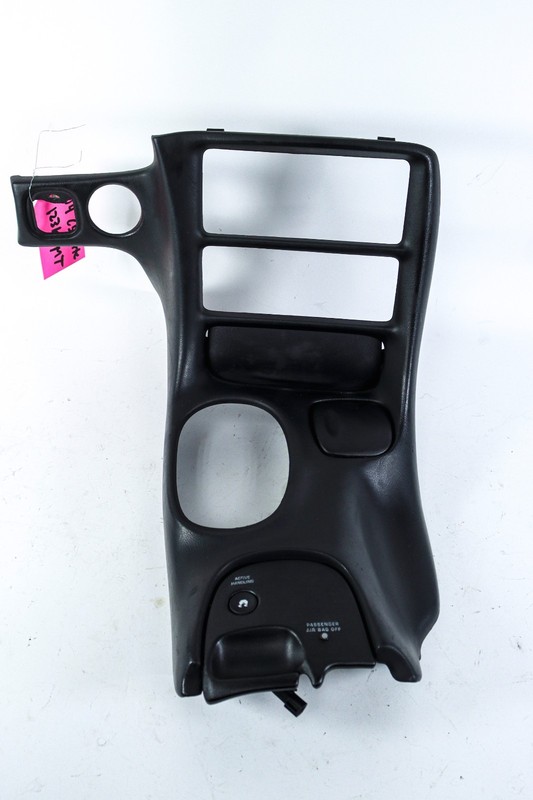 97-04 Corvette C5 Z06 Black Center Dash Trim Radio Bezel W/ Covers OEM *USED*