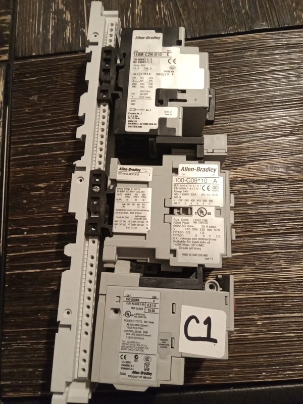 Allen-Bradley 140M-C2N-B10 Ser. C Motor Circuit Protector Assembly W/ 100-C09*10