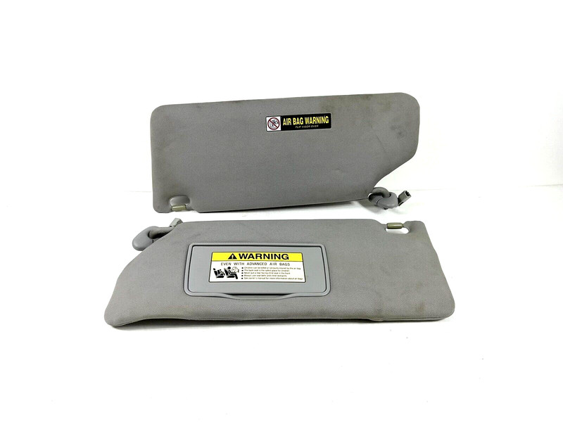 2005-2010 Honda Odyssey Front Sunvisors with Mirrors Gray Left & Right OEM Pair