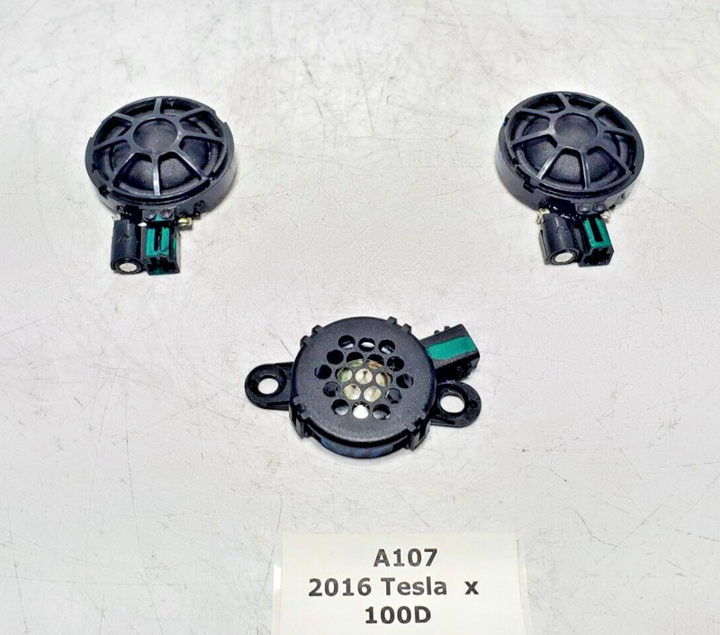 ✅ 12-20 OEM Tesla Model S X Front Rear Left Right Trunk Tweeter Speaker SET Of 3