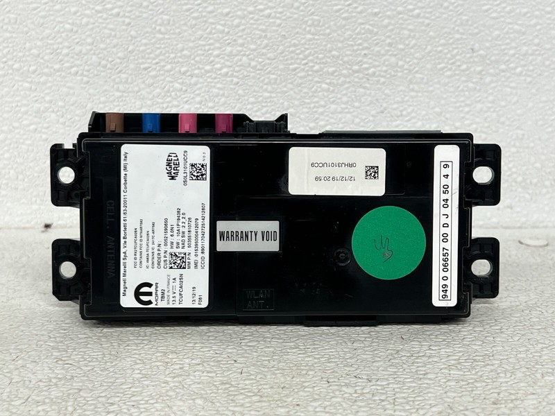 ⭐2018-2025 ALFA ROMEO STELVIO CELL ANTENNA CBX COMPUTER CONTROL MODULE LOT2587