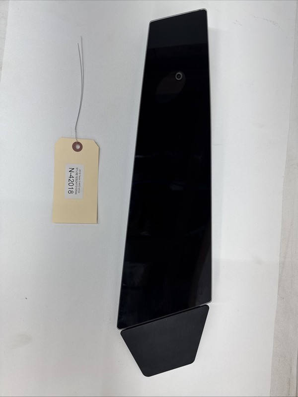 17-23 Tesla 3 LH Exterior B Pillar Glass Trim W/ Camera 1100437-00-E 42018 B57