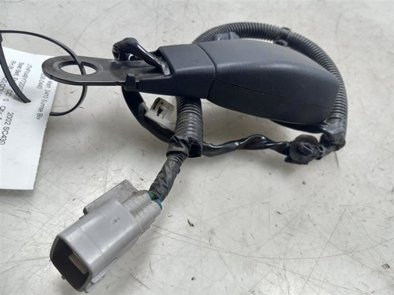 02-06 LEXIS SC430 CONVERTIBLE 4.3L PASSENGER SIDE FRONT SEAT BELT BUCKLE