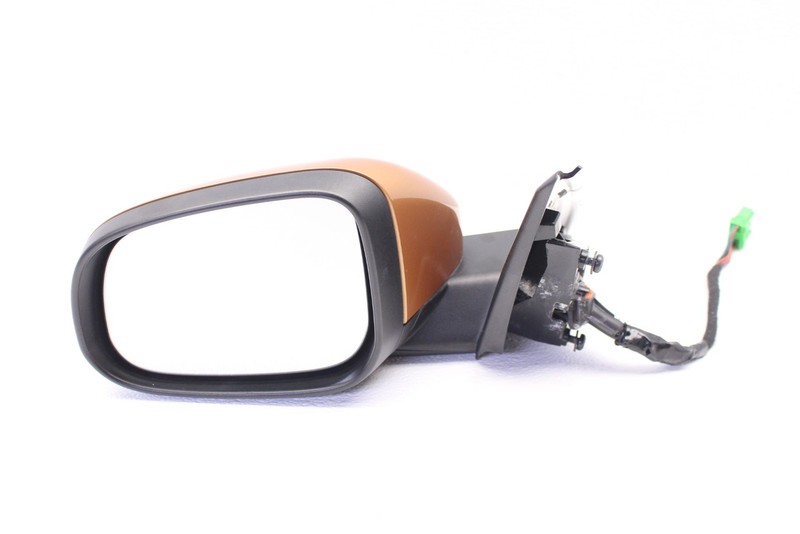 VOLVO S60 2011 - 2018 DRIVER SIDE VIEW MIRROR MANUAL FOLD W/O CAMERA ORANGE 701