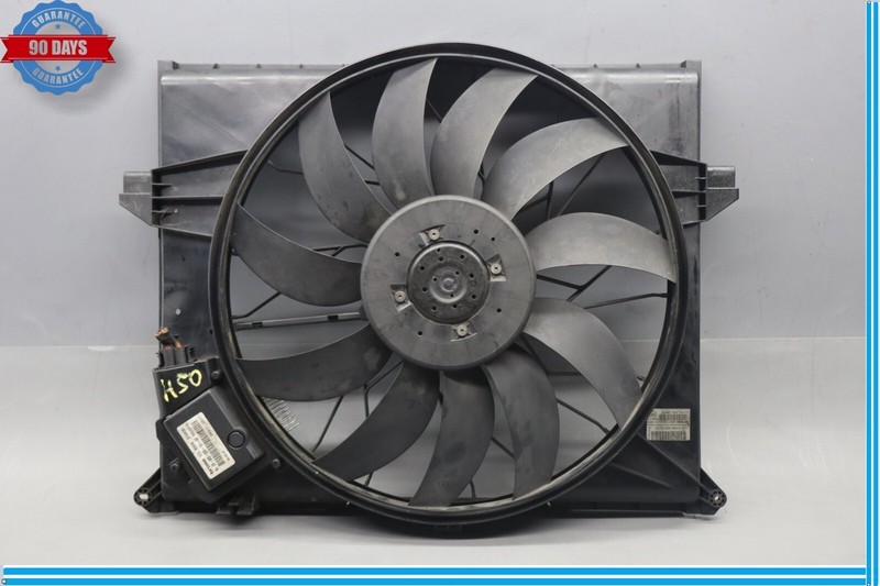 07-12 Mercedes GL450 GL550 Engine Radiator Cooling Fan Motor Shroud Assembly Oem