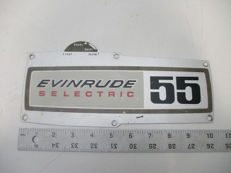 0279033 Evinrude 55HP Selectric Push Button Remote Control Cover 1960's