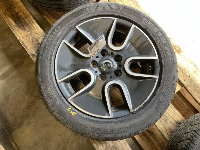 2011-2014 MINI COOPER COUNTRYMAN WHEEL RIM TIRE R17x7 225/50 BLACK OEM