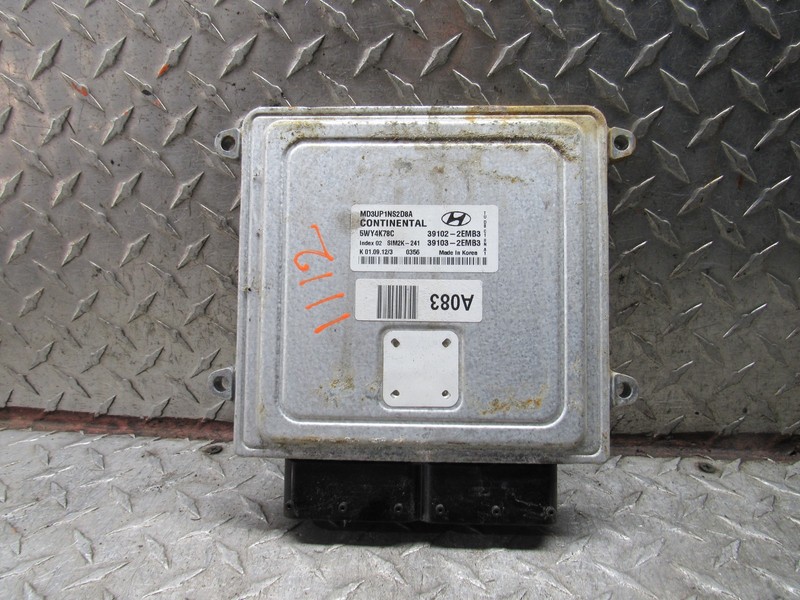 11 12 13 HYUNDAI ELANTRA ENGINE CONTROL MODULE 1.8L AT SDN 39102-2EMB3