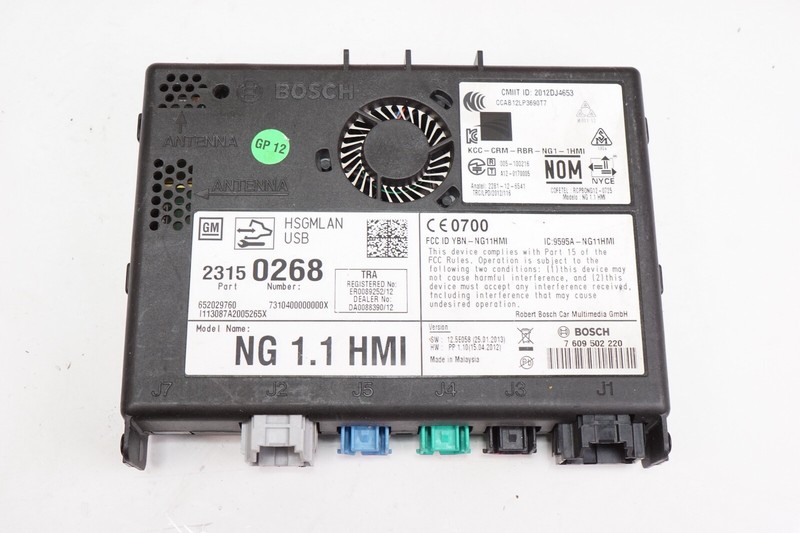 CHEVROLET GMC CADILLAC Multimedia Control Module HMI OEM 2014 - 2016