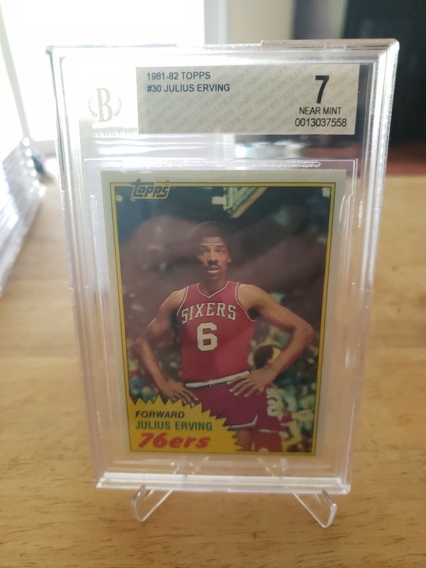 1981 TOPPS #30 JULIUS ERVINGBGS 7