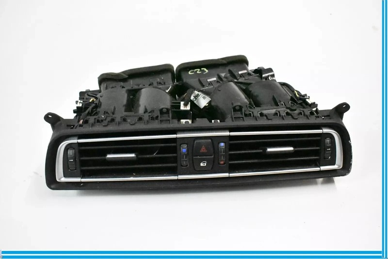 09-15 BMW 740i 750i 750Li Front Center Dash HVAC AC Air Vent Grille Black OEM