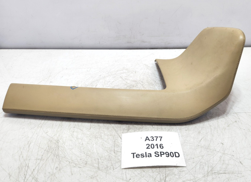 ✅ 16-20 OEM Tesla Model X S Front Right Passenger Lower Dash Trim Cover Beige *