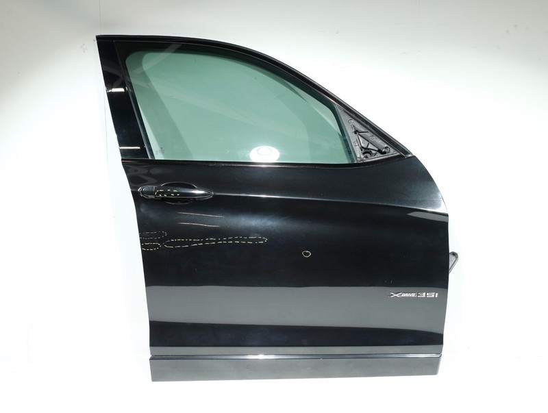 11-17 BMW F25 X3 Front Passenger Door Complete Assy Sapphire Black 475 OEM