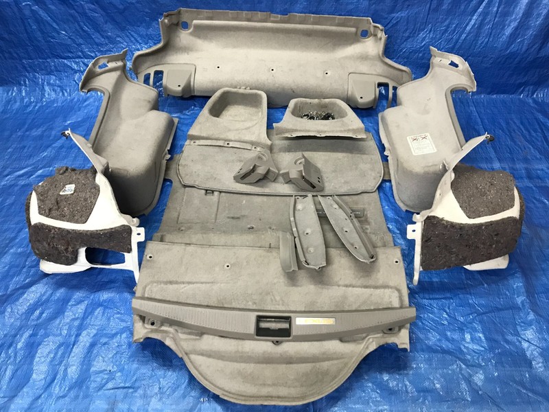 02-06 Lexus SC430 Rear Interior Trunk Carpet Gray Set