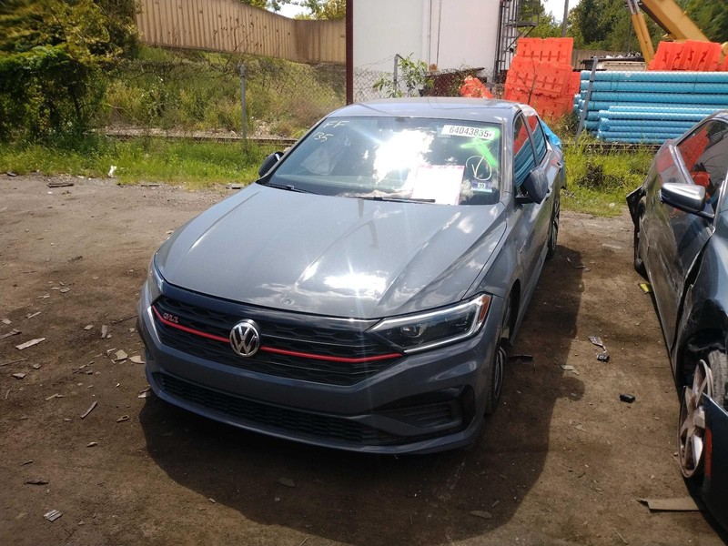 2019 Volkswagen Jetta GLI Frame Crossmember OEM Grey 75K Warranty NJ25-21035