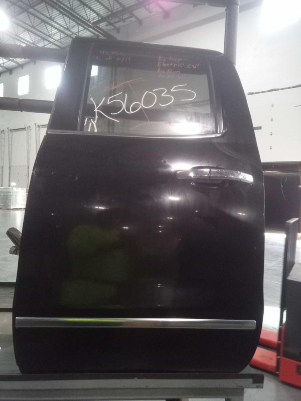 2018 Chevrolet Silverado 1500 LH Door Black Used, Crease at Bottom, 89K Miles