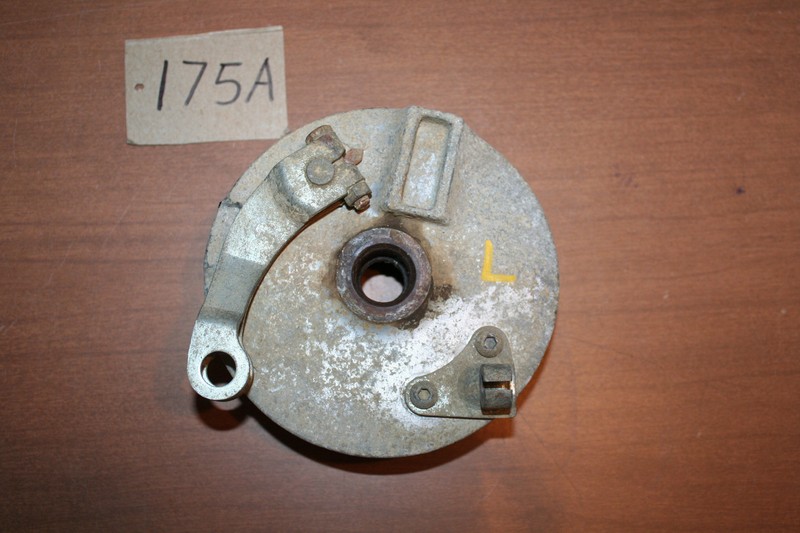1987 Polaris Trail Boss 250 R/ES Front Brake Panel Backing Assemly Left OEM 87 A