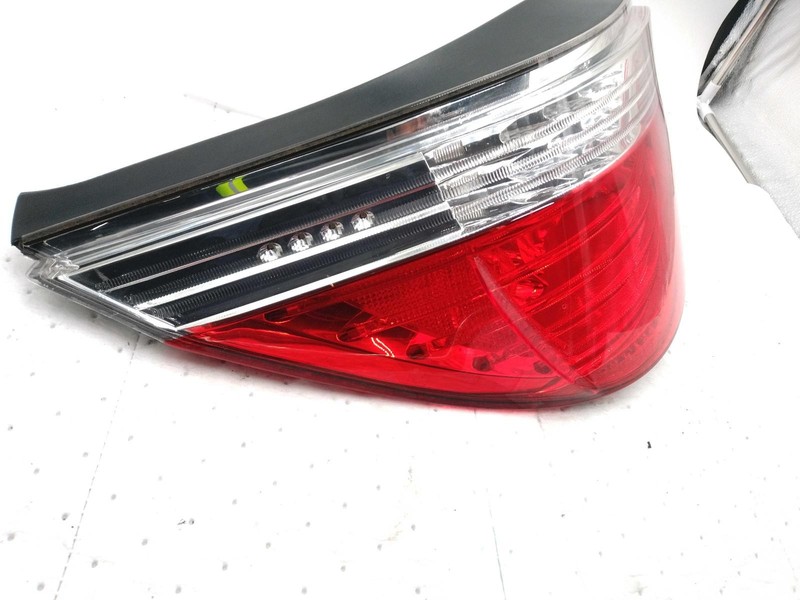 2009 BMW 528I Left Tail Light Assembly Black - Small Crack - 599119