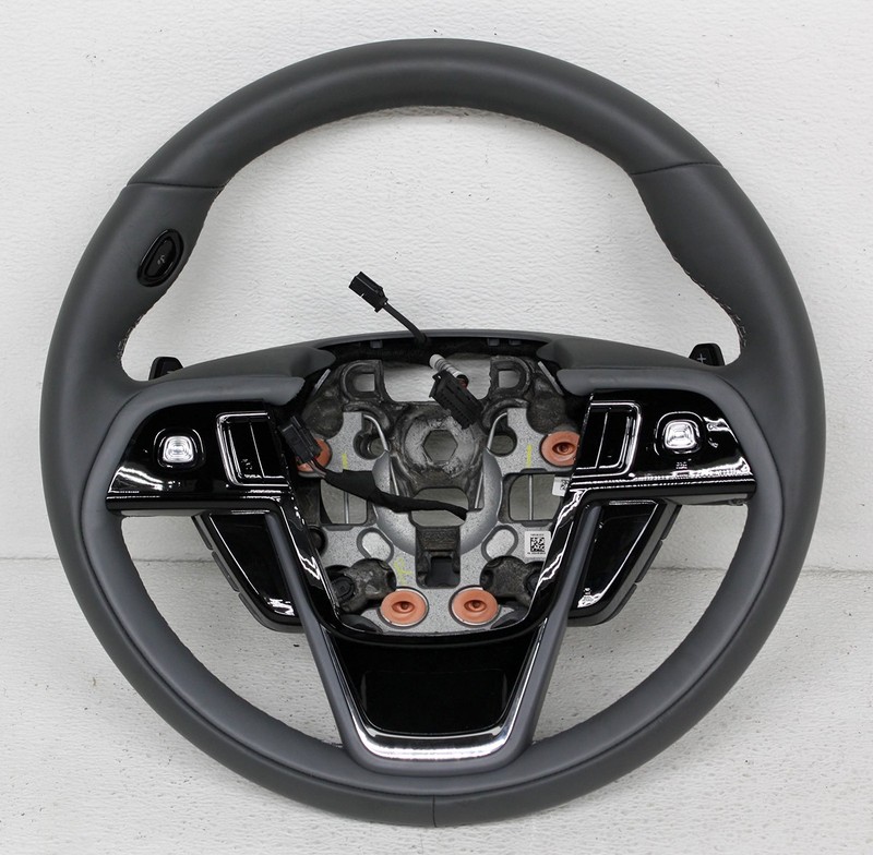 OEM Gray Leather Steering Wheel For Lincoln Aviator LC5B-3600-EJ3KX4, Scratches