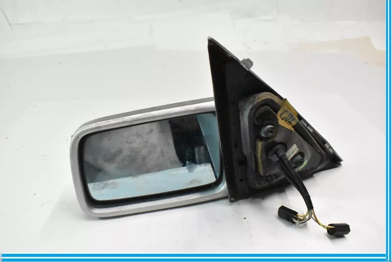 90-96 Mercedes R129 500SL SL500 Front Left Side Rear View Door Mirror Silver OEM