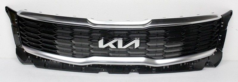 OEM Grille For 2022 KIA Telluride Satin Chrome 86350-S9300, Crack