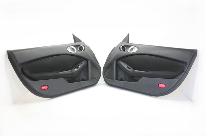 09-12 Nissan 370Z Coupe Black Left and Right Pair of Door Trim Panels