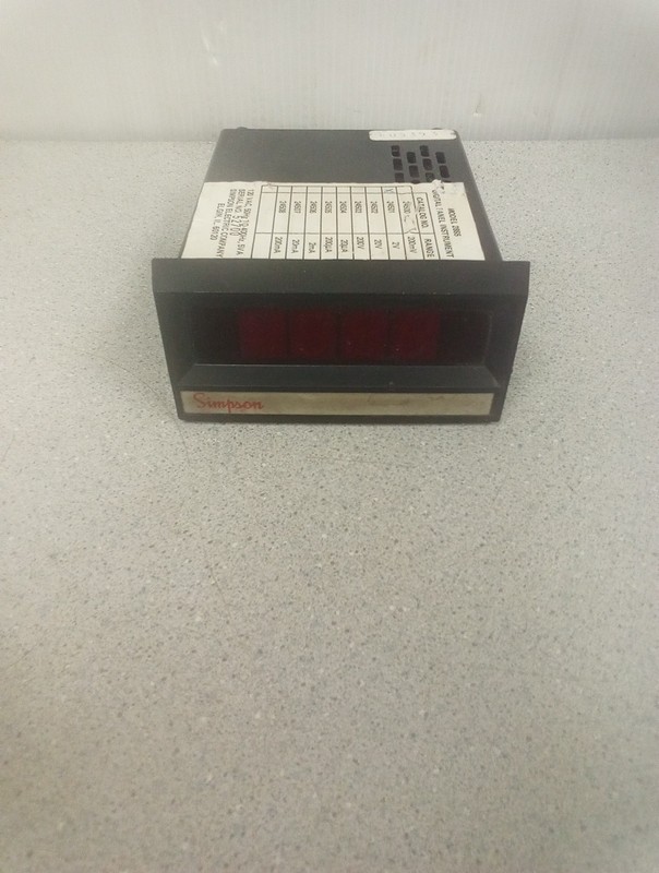 Simpson Electric Digital Panel Model 2865