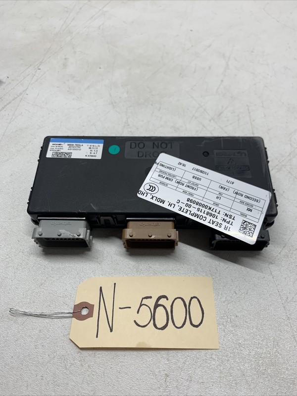 2016-2020 Tesla Model X left driver seat control module unit controller 5600 b60