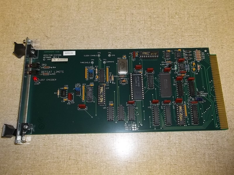 Accu-Fab AFS3620 Rev F. Controller Board *FREE SHIPPING*