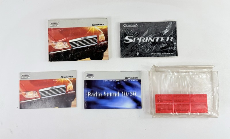 2005 Freightliner Sprinter Owners Manual Guide Book Booklets With Extras OEM