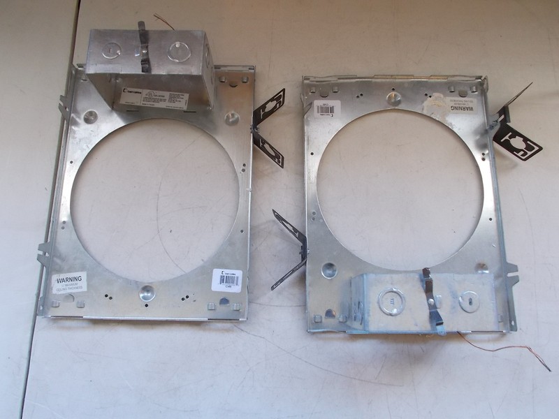 Capri Lighting CM6 Metal Recessed Light Frames, Lot of 2 *FREE SHIPPING*