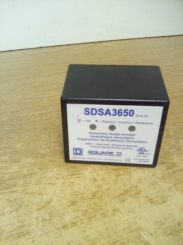 Square D SDSA3650 Series 001 Secondary Surge Arrester (SHORT WIRING)