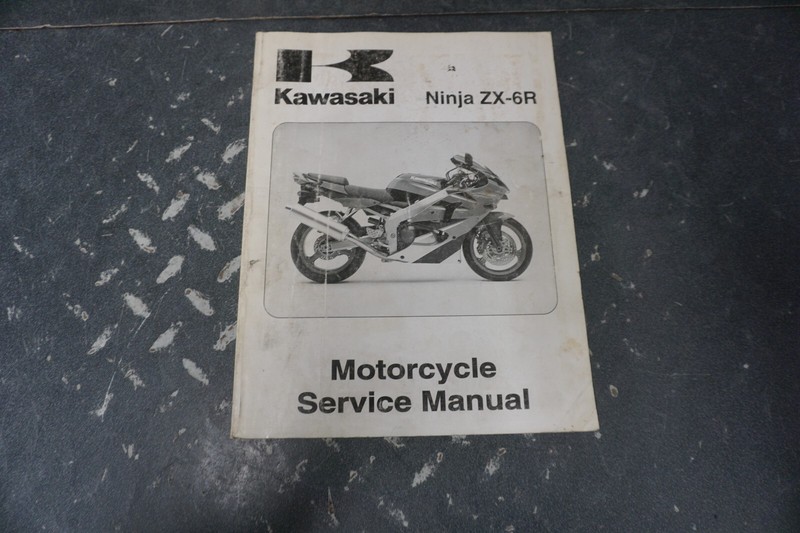 2000 Kawasaki Ninja ZX-6R OEM Motorcycle Service Manual 99924-1254-01