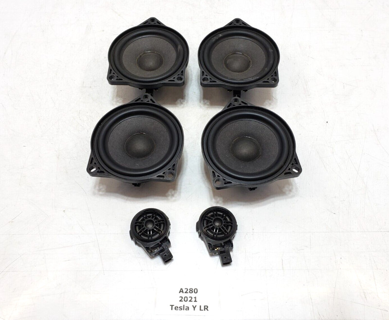 ✅ 17-23 OEM Tesla Model Y 3 Front Rear Left Right Door Audio Sound Speaker SET