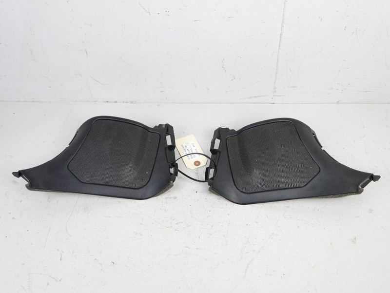 14-16 BMW 428I F36 REAR LEFT RIGHT SIDE SEAT BELT SPEAKER TWEETER COVER PANEL