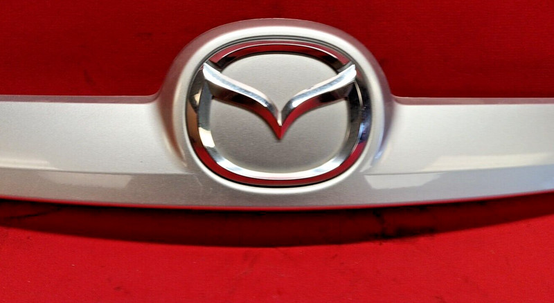 2009 - 2013 Mazda Mazda6 Trunk Deck Lid Emblem Molding Trim Handle Ingot Silver