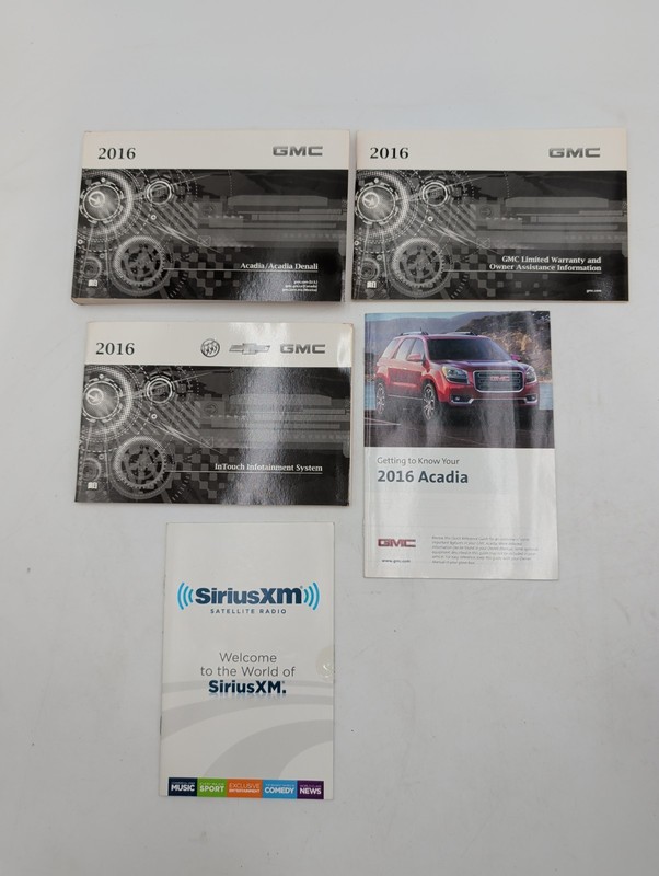 2016 GMC Acadia / Acadia Denali Owners ManualWith Navigation System