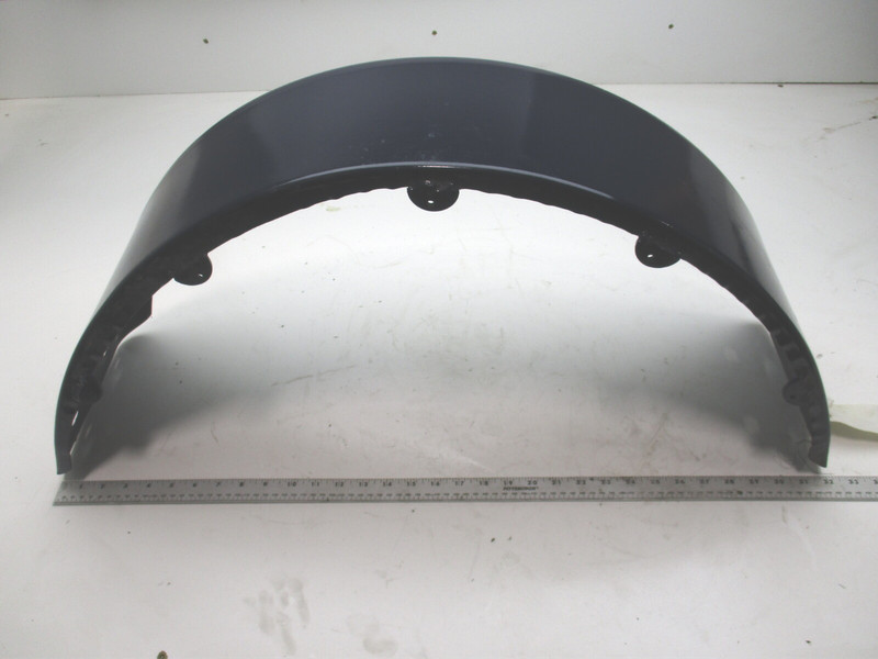 Trailer Fender Dark Blue Painted Steel 32" L x 14 1/4" H x 9 1/4" W