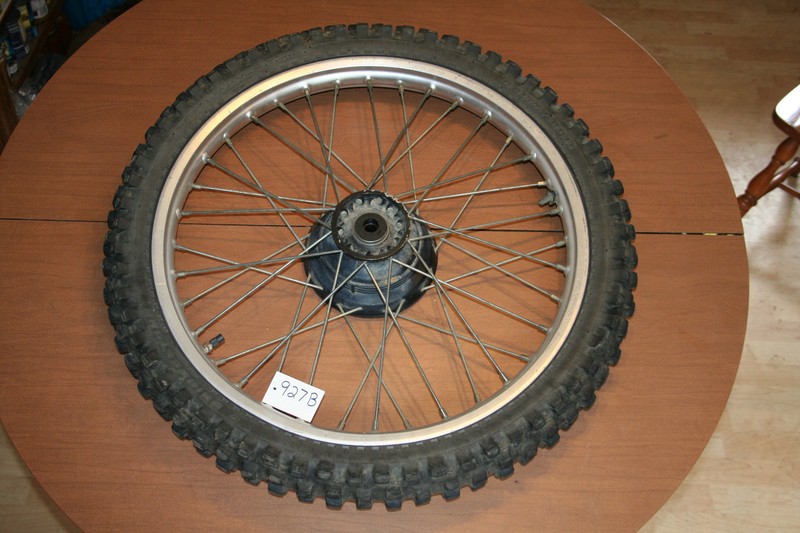 1987 Honda XR200R Front Wheel Rim Tire Bridgestone Gritty-ED11 87