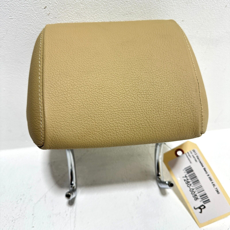 2007-2013 Mercedes Benz S550 Seat Headrest Beige Rear Right/Left OEM