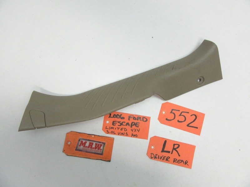 ESCAPE CARPET TRIM LEFT REAR LR L SCUFF PLATE SILL 5L84-7813245 STEP PANEL