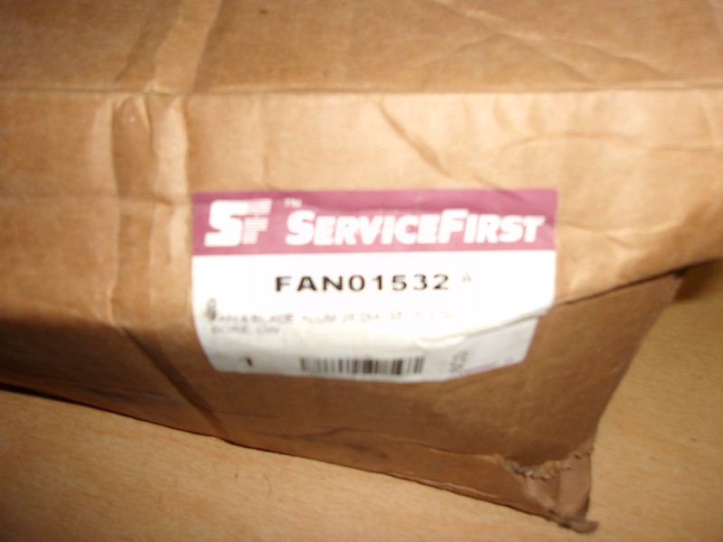 NEW SERVICE FIRST FAN FAN01532 FREE SHIPPING