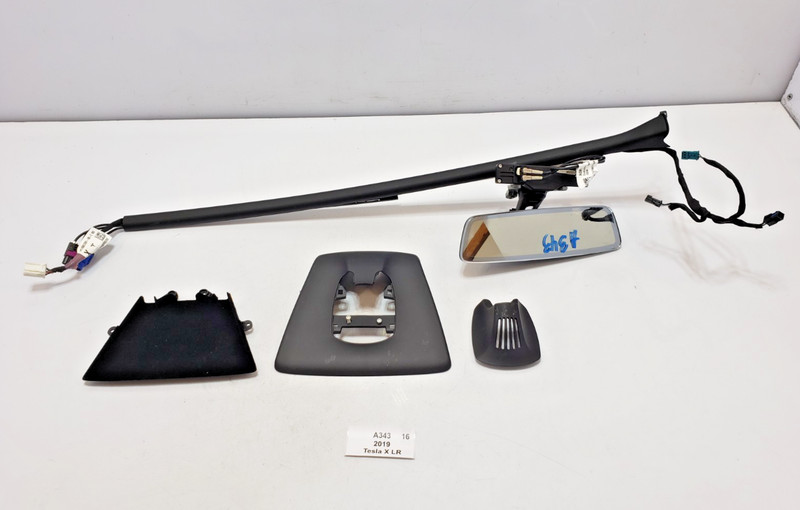 ✅ 2016-2020 OEM Tesla Model X Interior Rear View Mirror Triple Camera NOTE*