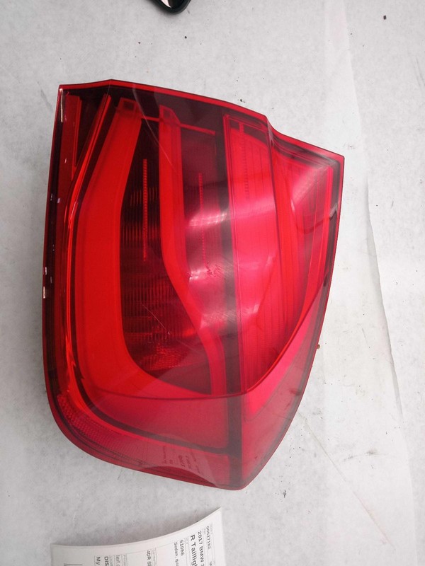 2017 BMW 330i Right Tail Light Assembly Grey OEM Used 349553 133K Miles