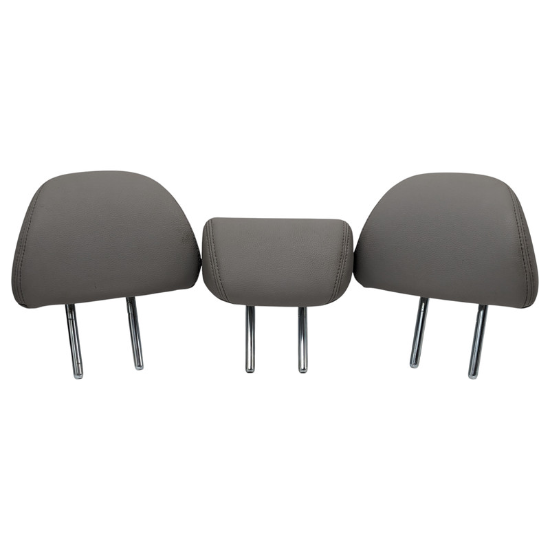 2013-2017 Honda Accord Leather Headrest Hear Rest Rear 2nd Row Gray Set of 3 OEM