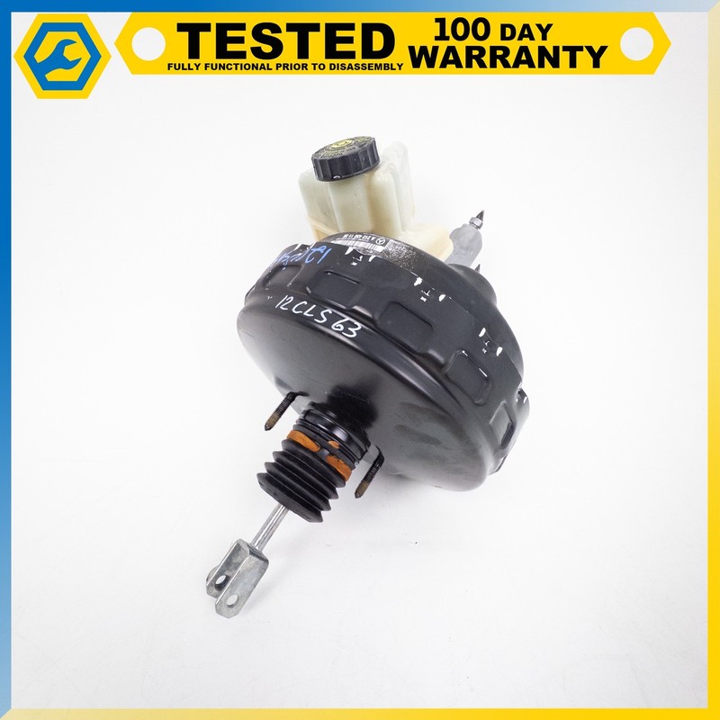 12-14 MERCEDES-BENZ CLS63 AMG POWER BRAKE BOOSTER MASTER CYLINDER RESERVOIR OEM