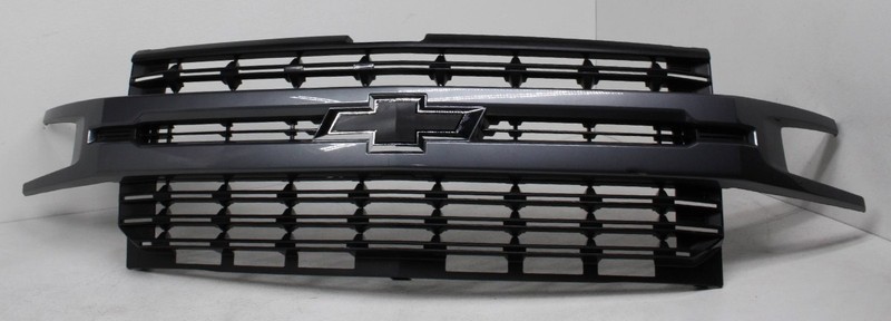 OEM Chevy Silverado 1500 RST Grille w/OUT camera option Shadow Gray 84493311 Scr